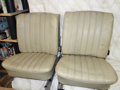 Innenausstattung W114, Coupe, Kunstleder Beige, creme.