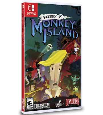 RETURN TO MONKEY ISLAND NINTENDO SWITCH LIMITED RUN GAMES - new and sealed
