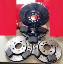 FOR AUDI TT ROADSTER QUATTRO FRONT REAR DRILLED GROOVED BREMBO BRAKE DISCS PADS