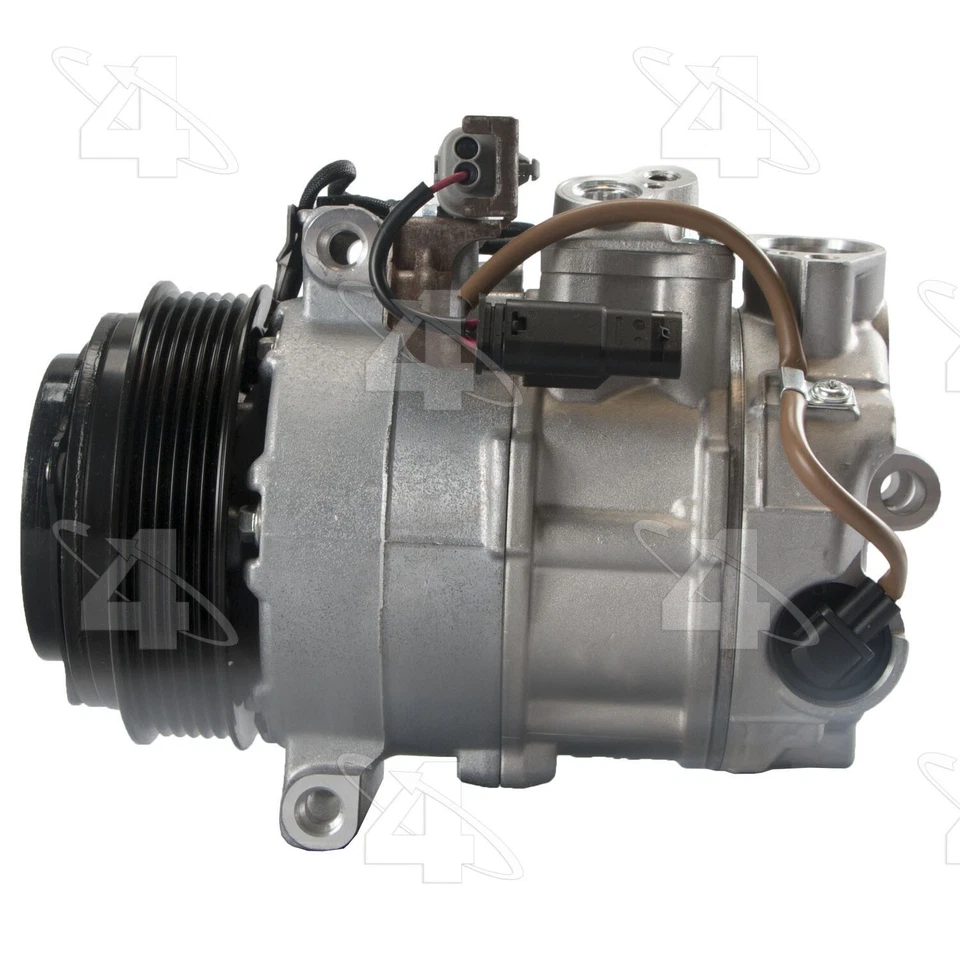 Compresor de aire acondicionado 4 estaciones para Mercedes-Benz ML350 2013-2014 3,5 L V6 Foto 3 de 4