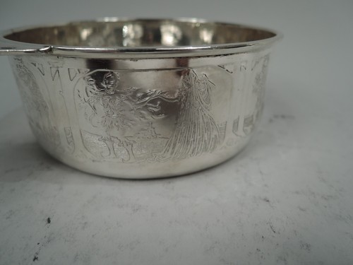 Kerr Porringer 4568 Antique Edwardian Baby Fairy Tale American Sterling Silver - Picture 5 of 7