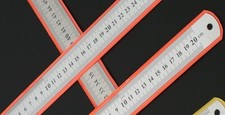 6inch/15cm Stainless Steel Double Sided Ruler Metal Metric Imperial US