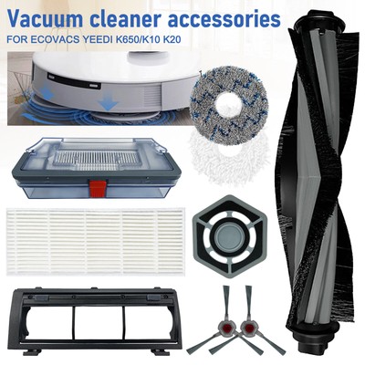 Hauptbürste Mops Kit für Ecovacs Yeedi k650 K10 K20 Roboter-Staubsauger Teile