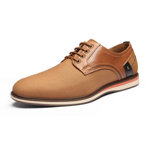 Men's Oxford Shoes Fashion Classic Lace Up Casual Shoes Size US 7-13 - Picture 30 of 35