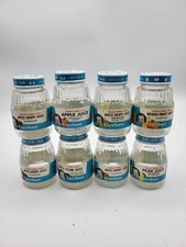 Lot of Vintage Gerber Baby Food Jars Bottles 1980s 1990s Juice Fruits Labels G