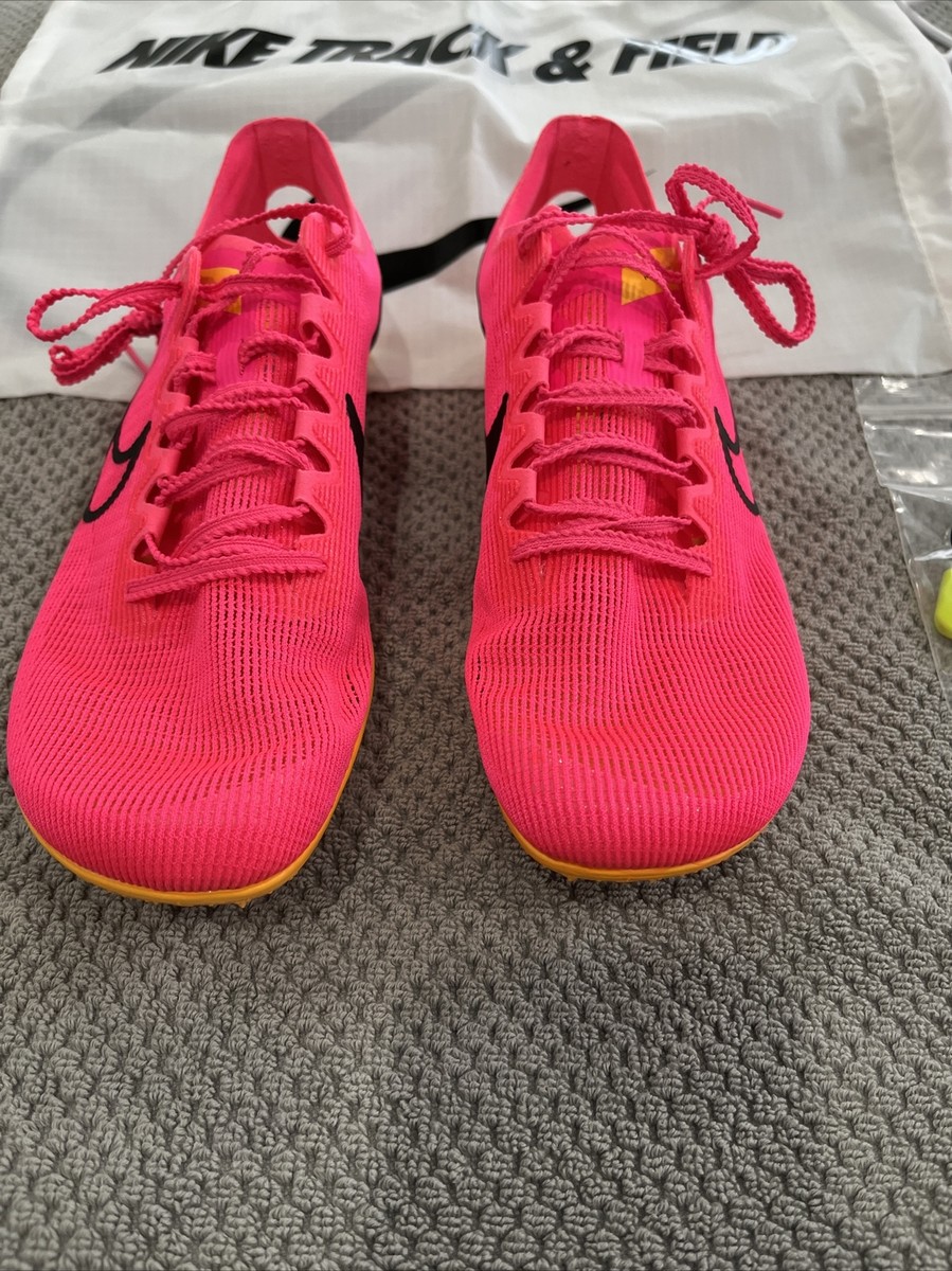 Nike Zoom Mamba 6 Size 9 Hyper Pink Orange With Bag And Spikes | eBay