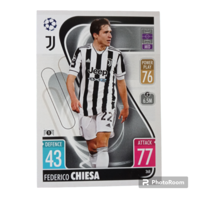 2021-22 Topps Match Attax Champions 1st Edition 368 Federico Chiesa