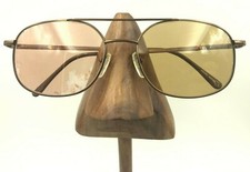 Vintage Seth Savon Eyewear Bronze Oval Pilot Sunglasses FRAMES ONLY