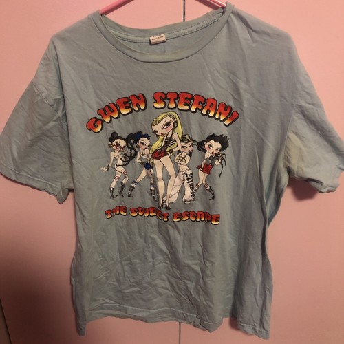 Gwen Stefani Y2K Bratz The Sweet Escape 2007 Tour T Shirt XL