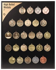 Sports Medal 2" High-Relief Medal 25pc Lot