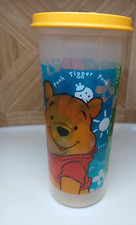 Disney Tupperware Winnie the Pooh  Tigger too 8" Tumbler w/ Lid 32 oz 34984-1