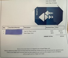 $255 Value For $200 New CLIPPER CARD for Transit: BART, MUNI, VTA, CalTrain