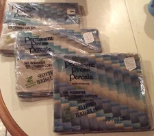 3 Vintage No Iron Percale West Point Pepperell Twin Sheets NIP 2 Flat / 1 Fitted