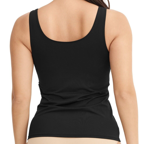 Women's Black Jockey Essentials Underarm Smoothing Tank Size 3XL - Picture 3 of 6