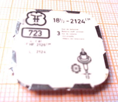 3 original Unruhwellen FHF 18 1/2 2124 Unruhwellen neuwertig ältere Lagerware