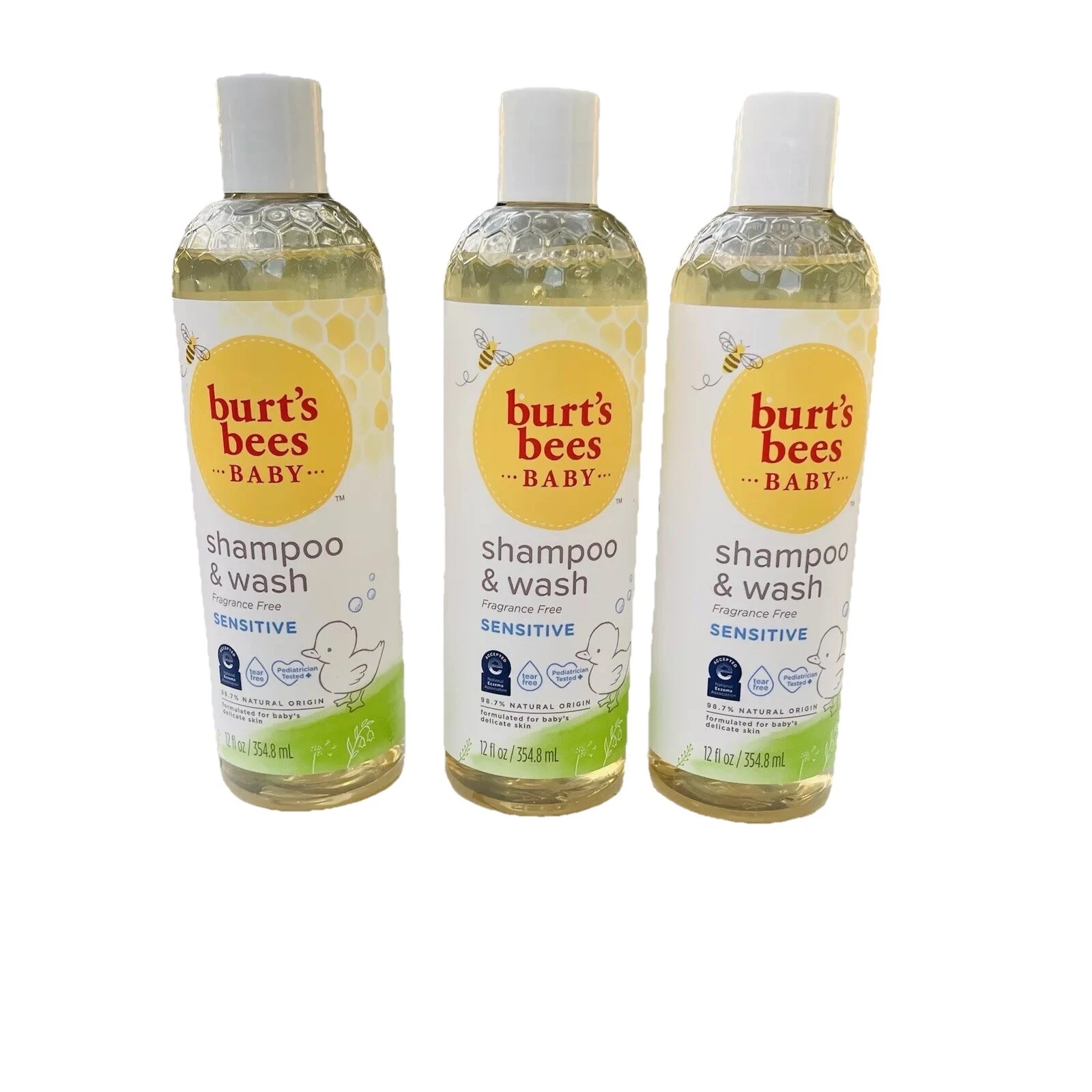 3X Burt's Bees Baby Shampoo & Wash Sensitive Tear Free Baby Soap - 12 oz Each
Opens in a new window