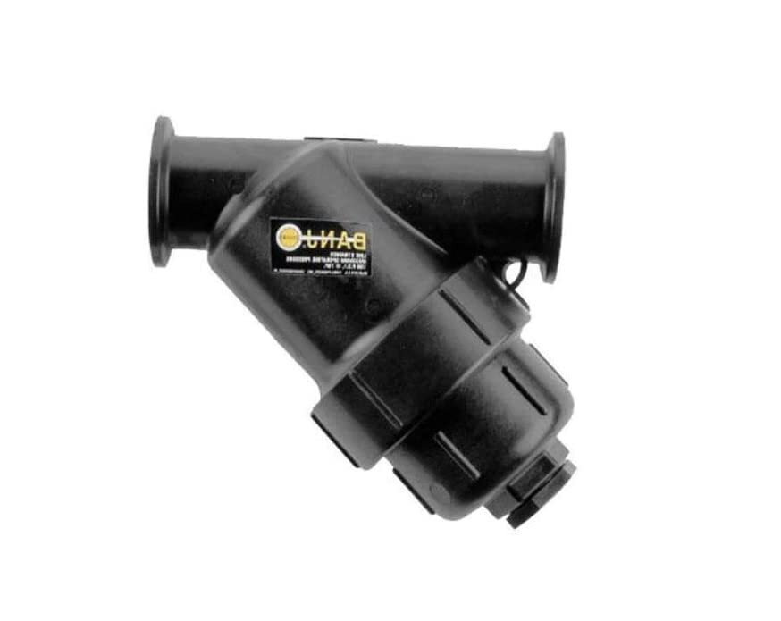 Banjo 2 Inch Y-Strainer – 80 Mesh Screen, 225 PSI Max – Flanged Ends For Liquid Filtration