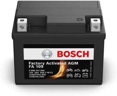 Batterie Bosch FA109 YTX4L-BS Sigillata Adly SS Supersonic 2T 100 2001-2006