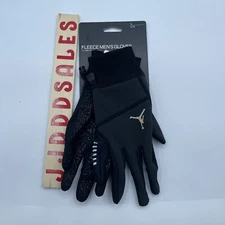 Nike Jordan Hyperstorm Fleece Gloves Dri-Fit Tech Black Men's Size Large NWT