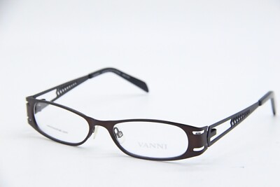 NEW VANNI V9049 C161 BRONZE BLACK AUTHENTIC EYEGLASSES FRAMES 47-14