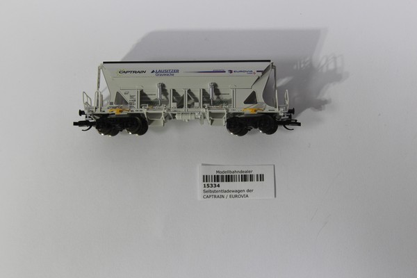 Tillig 15334 Tt Selbstentladewagen Reihe Faccns Captrain / Eurovia Ep Vi Neu<-image