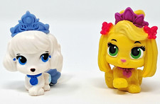 Disney Princess Palace Pets set of 2 mini Dog Figurines Rapunzel's & Cinderella