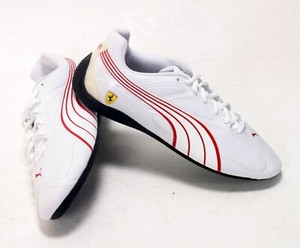puma ferrari blanco rojo