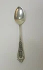 Wallace ROSE POINT Sterling Silver Demitasse / Mocha Spoon, No Monogram