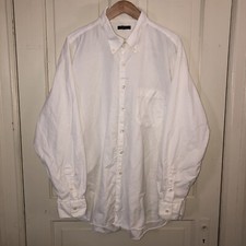 Burberry Men  s Classic Button Down Dress Shirt White Size XXL
