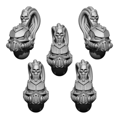 Chaos Noise Marine Helmet Heads X5 Wargame Exclusive Children