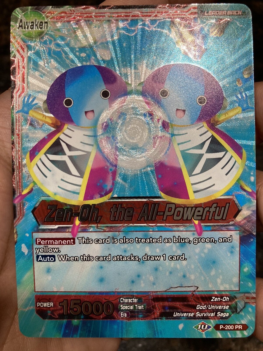 Zen-Oh the All-Powerful P-200 Leader Foil Dragon Ball Super