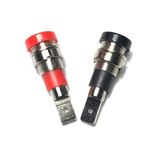(10er Pack) CESS schwarz und rot Bananenbuchse Buchse - 4 mm Bananenbuchse Stecker - Bild 8 von 8