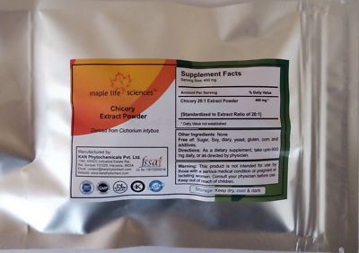 Chicorée 20:1 Extrakt Pulver Cichorium intybus natürlich hochwertig Chicorée PE