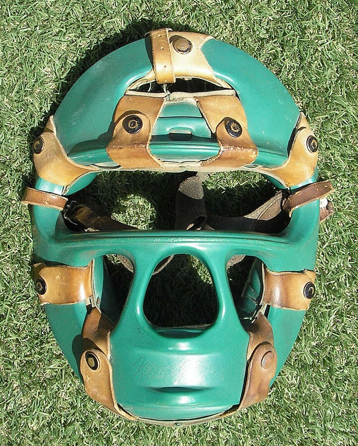 Vintage 1950's-60's MacGregor Resin Catcher's Mask, Pro Style Baseball Equipment