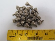 8-32x7/16 Precision SS Stainless Steel Thumb Screw w/Shoulder Lot of 26