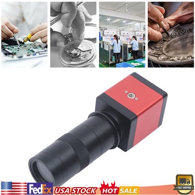 HDMI Video Microscope VGA Camera HD Industrial Digital USB Lens 1080p 14mp 60FPS
