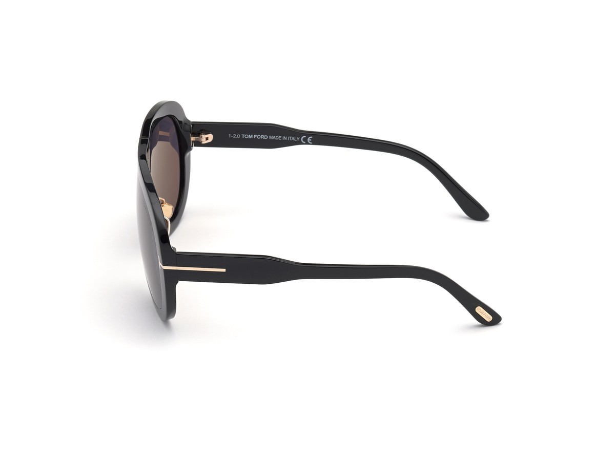 Brand New TOM FORD Sunglasses FT0836 Troy 01A Black smoke  display picture 2