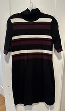 Vince Camuto Sweater Dress Knit Turtle Neck Pristine Condition Size S Small