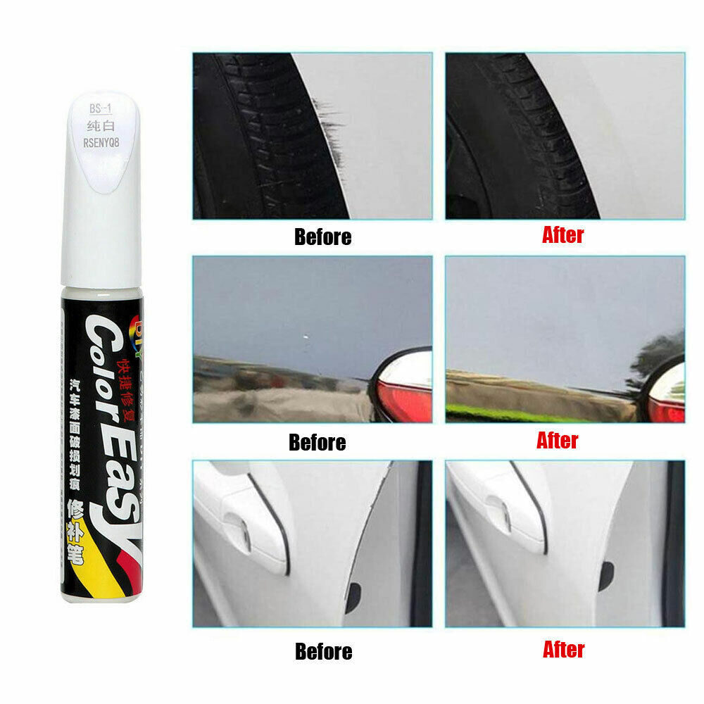 Car Paint Repair Pen White Clear Scratch Remover Touch Up Pen Auto Accessories eBay