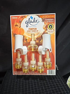 Glade Limited Edition Pumpkin Spice Things Up 2 Warmers 6 Refills New In Package
