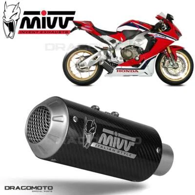 échappement HONDA CBR 1000 RR 2017 2018 MIVV Mk3 Carbone Bas RC - Photo 1/4
