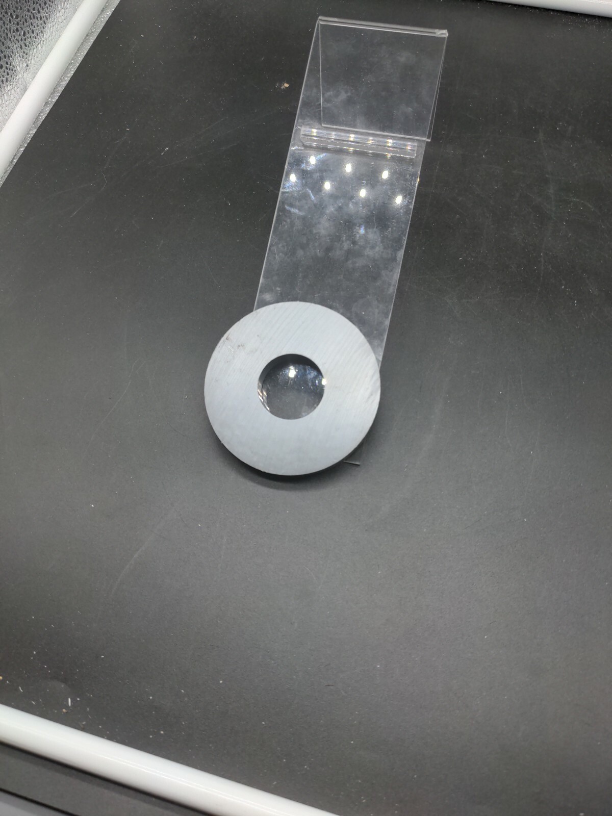 LOT OF 5 Ferrite Donut Ring Ceramic Size 3.4" OD,1.312” ID, 0.