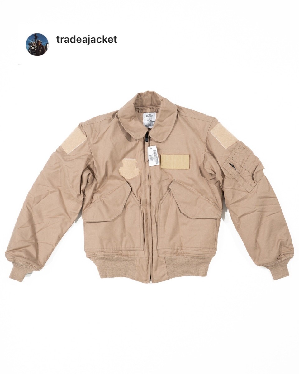 USAF CWU-45/P FLYER'S JACKET NOMEX DESERT TAN (MATTE) SMALL