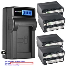 Kastar Battery LCD Wall Charger for GVM LED480 LED520 LED672 LED896 Atomo Shogun