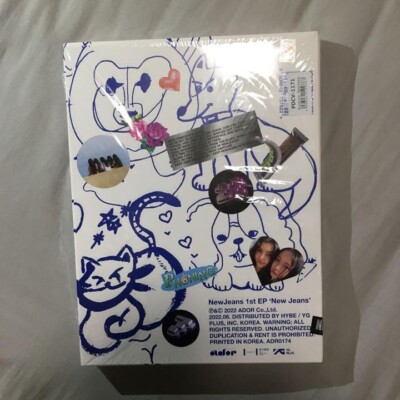 NEW JEANS BLUE BOOK Ver 1st EP Album Set Korean board Limited