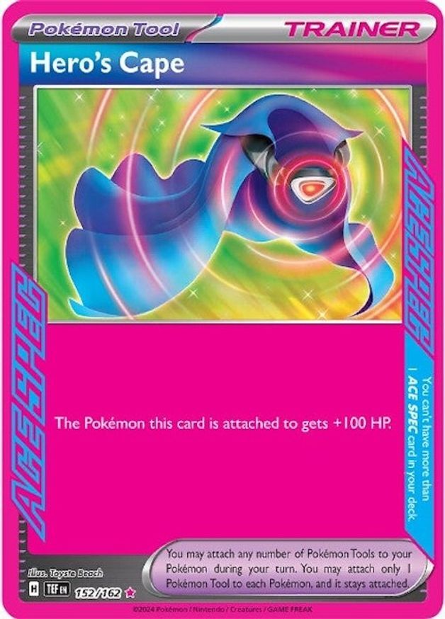 Pokemon Hero's Cape (152/224) Temporal Forces NM HOLO