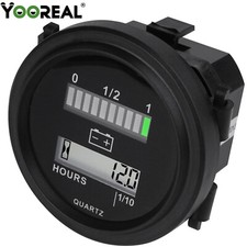 12/24V 36V to 72V Battery Indicator Meter Hour Meter of Golf Cart Motor Club Car