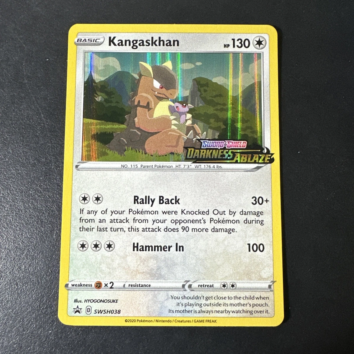 kangaskhan pokemon card ebay Amazon.com: Pokemon - Kangaskhan ex 115/165 - Pokemon 151 - Double Rare -  Holo Foil main image 0