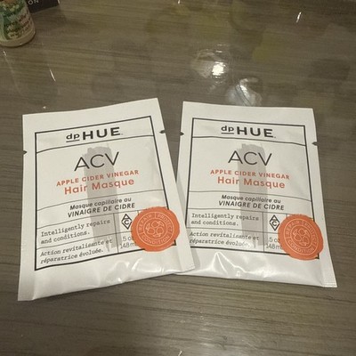 dpHUE ACV Apple Cider Vinegar HAIR MASQUE .5oz /14.8mL Mask Repairs Lots of 2