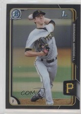 2015 Bowman Draft Chrome Asia Exclusive Black Refractor Brandon Waddell #77 0wp8
